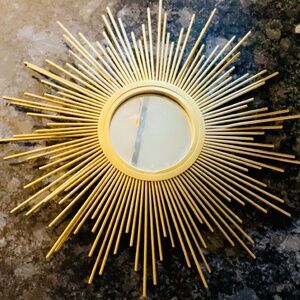 Cool retro Las Vegas Paris Hotel Sunburst Mirror 14 inch